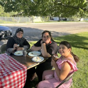 Aug Potluck Maya&Shatha